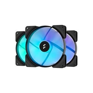 Fractal Design Aspect 14 RGB PWM Black Frame 3er, Gehäuselüfter