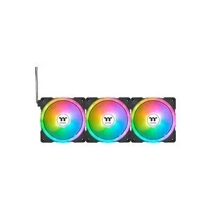 Thermaltake SWAFAN EX12 ARGB - Premium Edition - Gehäuselüfter - 120 mm - Schwarz (Packung mit 3)