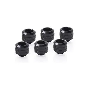 Alphacool Eiszapfen PRO 13mm HardTube Fitting G1/4 - Deep Black, Verbindung