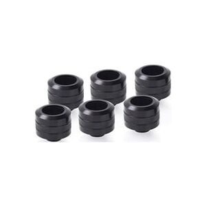 Alphacool Eiszapfen PRO 16mm HardTube Fitting G1/4 - Deep Black Sixpack, Verbindung