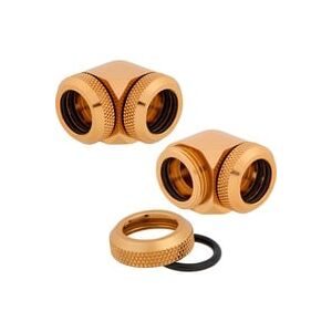 Corsair Hydro X Series XF Hardline-90°-Armatur, AD 14 mm, Doppelpack, Verbindung