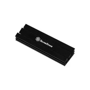SilverStone - M.2-Kühlkörper TP02-M2, Schwarz, 120X120X25M