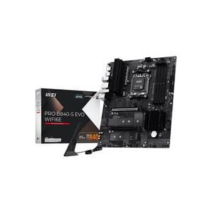 MSI PRO B840-S EVO WIFI6E Mainboard Sockel (PC) AMD® AM5 Formfaktor (Details) ATX Mainboard-Chipsatz AMD® B840
