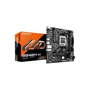 Gigabyte B840M H Mainboard Sockel (PC) AMD® AM5 Formfaktor (Details) Micro-ATX Mainboard-Chipsatz AMD® B840