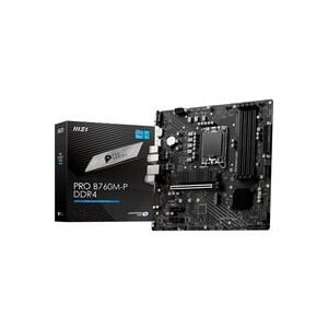 MSI - MB  PRO B760M P DDR4 (B760,S1700,mATX,Intel), Schwarz
