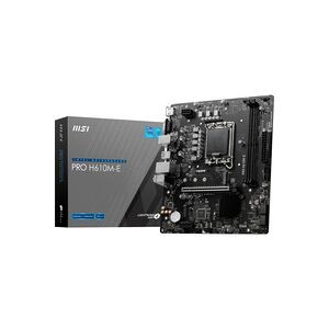 MSI -  PRO H610M-E Micro-ATX-Motherboard – Hochleistung und kompakt