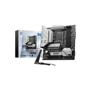 MSI B760M PROJECT ZERO Mainboard Sockel (PC) Intel® LGA 1700 Formfaktor (Details) Micro-ATX Mainboard-Chipsatz Intel®