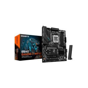 Gigabyte B840 GAMING X WF6E Mainboard Sockel (PC) AMD® AM5 Formfaktor (Details) ATX Mainboard-Chipsatz AMD® B840