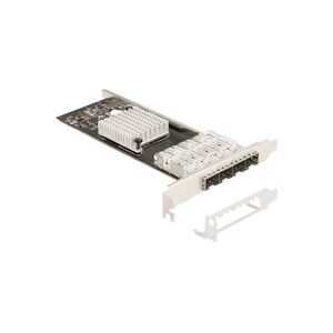 Delock PCI Express x4 zu 4 x SFP Slot Gigabit LAN i350, LAN-Adapter