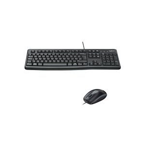 Logitech Desktop MK120, DE USB QWERTZ Deutsch Schwarz Tastatur