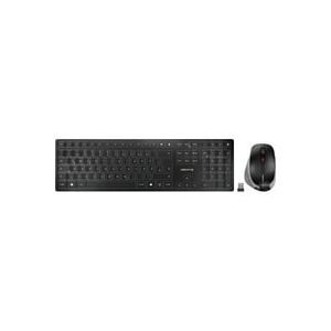 CHERRY DW 9500 SLIM Bluetooth® Tastatur, Maus-Set Deutsch, QWERTZ Schwarz