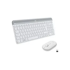Logitech - MK470 Slim Combo - Deutschland, Weiss