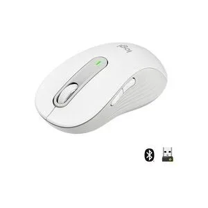 Logitech Signature M650 L Maus Funk, Bluetooth® Rechtshänder Größe: L Optisch Weiß 5 Tasten 4000 dpi