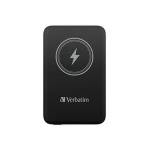 Verbatim Charge n Go Magnetic Wireless Powerbank 10000 mAh Fast Charge, Quick Charge 3.0, USB PD 3.0, Adaptive Fast