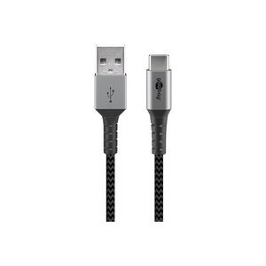 Goobay USB 2.0 Kabel, USB-A Stecker > USB-C Stecker