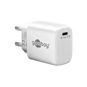 Goobay USB-C Schnellladegerät, PD, GaN, 20 Watt