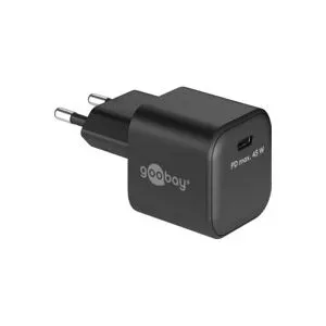 Goobay 45 W USB-C PD GaN Schnellladegerät Nano