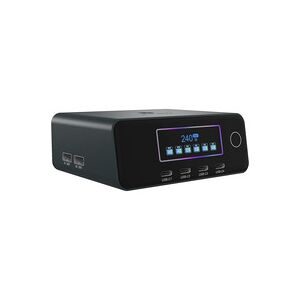 Icy Box Diamond Charge 2401 GaN-Ladegerät mit LCD-TFT Display (IB-PS2401)