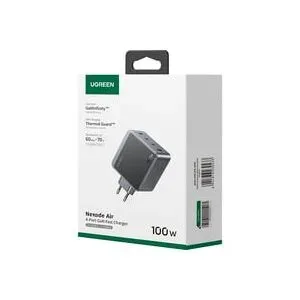 UGREEN USB-C Wallcharger Nexode S 35043 100W,4-Port,GaN,FastCharg.