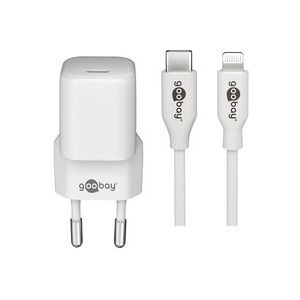 Goobay Apple Lightning / USB-C PD-Ladeset 30 Watt, Ladegerät