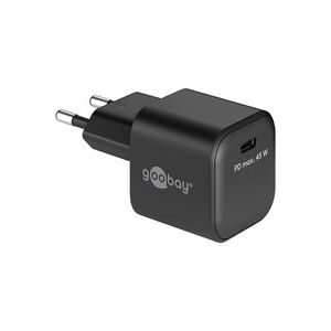 Goobay USB-C Schnellladegerät Nano, PD, GaN, 45 Watt