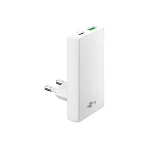 Goobay USB-C/A PD GaN 90° Dual-Schnelladegerät