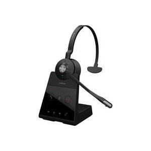 Jabra Engage 65 SE Mono On Ear Headset DECT, kabelgebunden Mono Schwarz Noise Cancelling Mikrofon-Stummschaltung, NFC