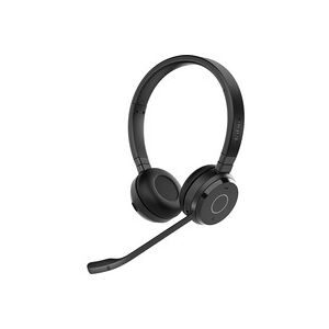 Jabra Evolve 65 TE On Ear Headset Bluetooth® Schwarz Noise Cancelling Headset Computer