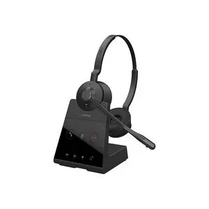 Jabra Engage 75 SE Stereo On Ear Headset Bluetooth®, DECT, kabelgebunden Stereo Schwarz Noise Cancelling