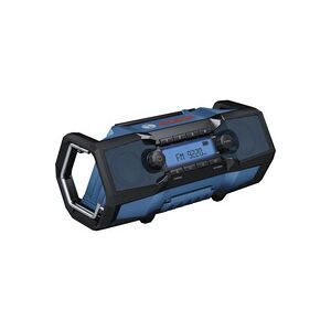 Bosch Professional GPB18V-3C Baustellenradio FM Bluetooth®, UKW Powerbank-Funktion, spritzwassergeschützt,