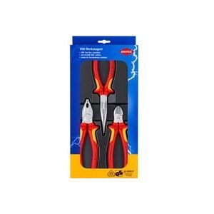 Knipex 00 20 12 VDE Zangen-Set 3teilig