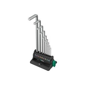 Wera 950/9 Hex-Plus 8 Innen-Sechskant Winkelschraubendreher-Set 9teilig