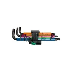 Wera 950/9 Winkelschraubendreher-Set 1.5 mm, 2 mm, 2.5 mm, 3 mm, 4 mm, 5 mm, 6 mm, 8 mm, 10 mm 9teilig