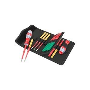 Wera Kraftform Kompakt VDE Stainless 17 extra slim 1 Elektriker Wechselklingen-Set