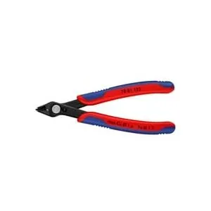 Knipex Super-Knips 78 81 125 Elektronik- u. Feinmechanik Printzange mit Facette 125 mm