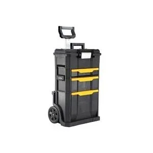 STANLEY STST1-70344 Stanley Rollende Werkstatt 2-in-1, Trolley-Koffer, Schwarz, Gelb Werkzeugkasten unbestückt