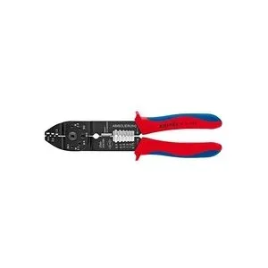 Knipex 97 21 215 B Crimpzange Unisolierte offene Steckverbinder 0.5 bis 2.5 mm²