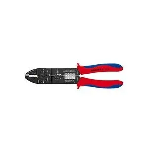 Knipex 97 22 240 Crimpzange Isolierte Kabelschuhe, Isolierte Steckverbinder 0.75 bis 6 mm²