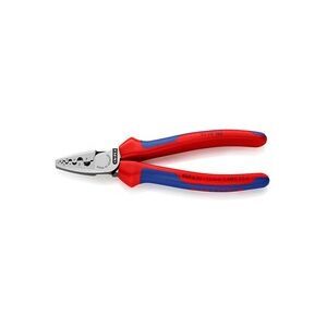 Knipex 97 72 180 Crimpzange Aderendhülsen 0.25 bis 16 mm²