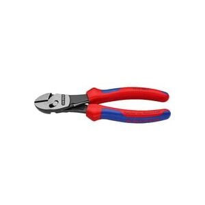 Knipex TwinForce 73 72 180 F Werkstatt Kraft-Seitenschneider mit Facette 180 mm