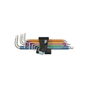 Innen-Sechskant Winkelschraubendreher-Set 9teilig Wera Multicolour