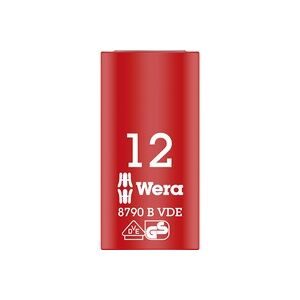 Wera VDE Zyklop-Steckschlüssel-Einsatz, 12mm, 3/8