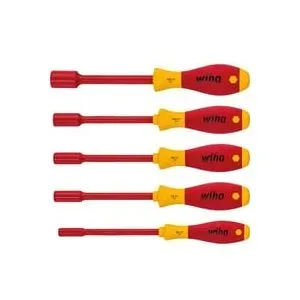 Wiha Wiha SoftFinish electric 322 - Schraubendrehersatz VDE Schraubendreher-Set 5teilig Außen-Sechskant