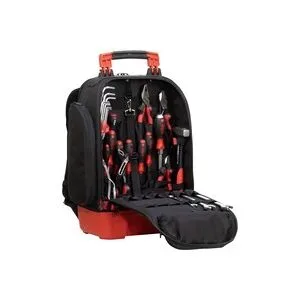 Wiha 45529 Handwerker, Heimwerker, Universal Werkzeugrucksack bestückt 41teilig (L x B x H) 385 x 260 x 530 mm