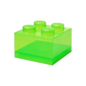 Room Copenhagen LEGO Storage Brick 4 Top Lid Translucent, Aufbewahrungsbox