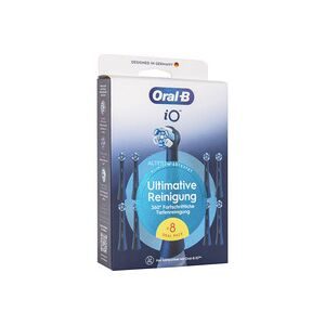Oral-B iO Ultimative Reinigung 8er Schwarz Billboard Aufsteckbürsten – Ersatzbürste/Zahnpflege Zubehör