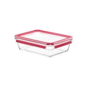 Emsa - Dose Glas Clip&amp Close rechteckig 2.0l N1041100, 2 L, Transparent