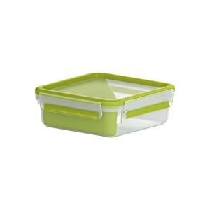 Emsa - Sandwichbox Clip&amp Go 0.85Liter 518104, One Size, Transparent