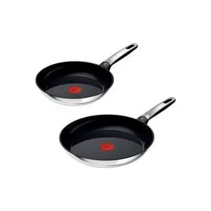 Tefal Pfannen-Set Edelstahl Emotion, 2-teilig
