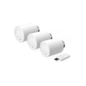 Shelly Shelly BLU TRV Heizkörperthermostat 3-er Pack Gateway, Heizkörperthermostat Bluetooth Low Energy, Wi-Fi